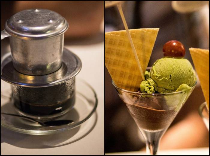 mellow evenings with Vietnamese coffee and matcha ice cream Ho Chi Minh City