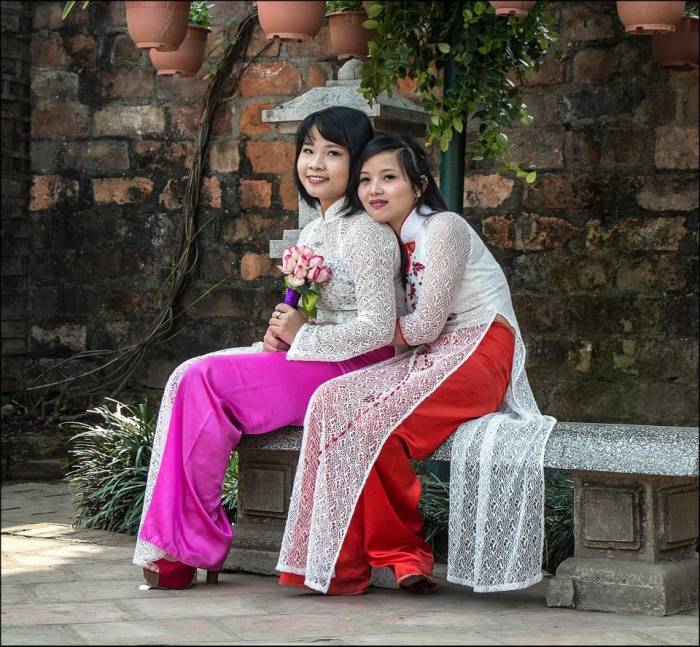 at the Temple of Literature at the Temple of Literature