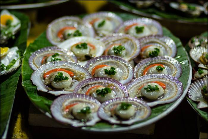 scallops for dinner Hanoi