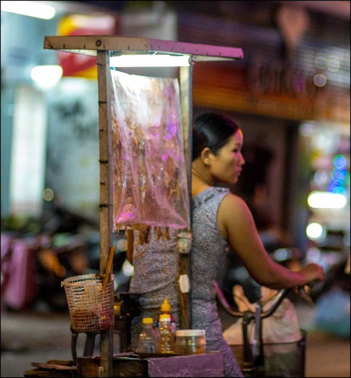 street seller in Phạm Ngũ Lão street seller in Phạm Ngũ Lão, Ho Chi Minh City