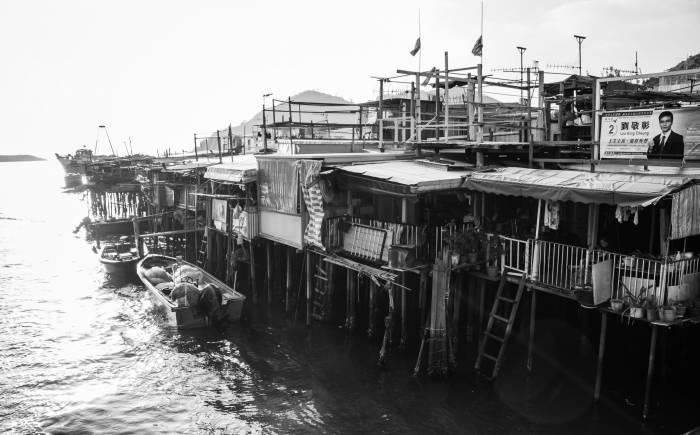 a short bus ride away is a traditional fishing village, known for its stilt-houses, pink dolphins and dried seafood a short bus ride away is a traditional fishing village, known for its stilt-houses, pink dolphins and dried seafood