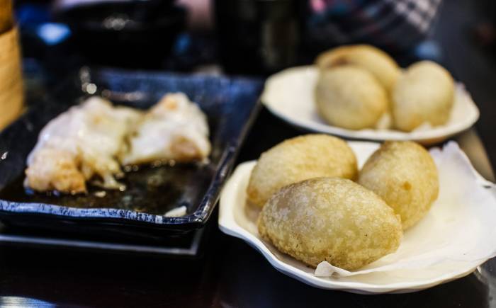 fried sticky rice balls fried sticky rice balls