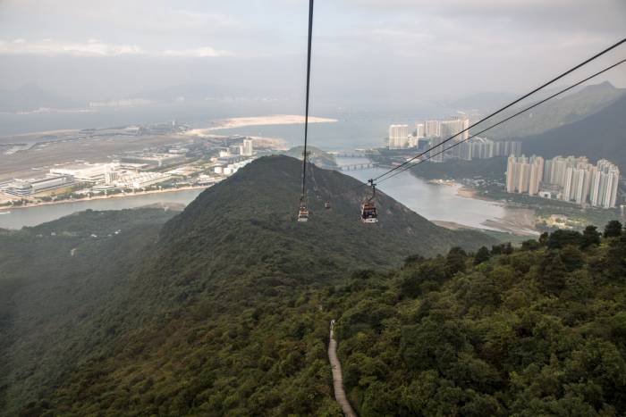 breathtaking views from Ngong Ping 360 cable car ride breathtaking views from Ngong Ping 360 cable car ride