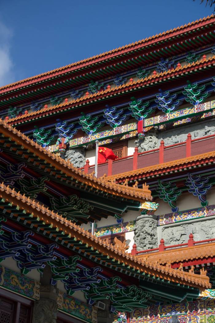 Po Lin Monastery roof details Po Lin Monastery roof details